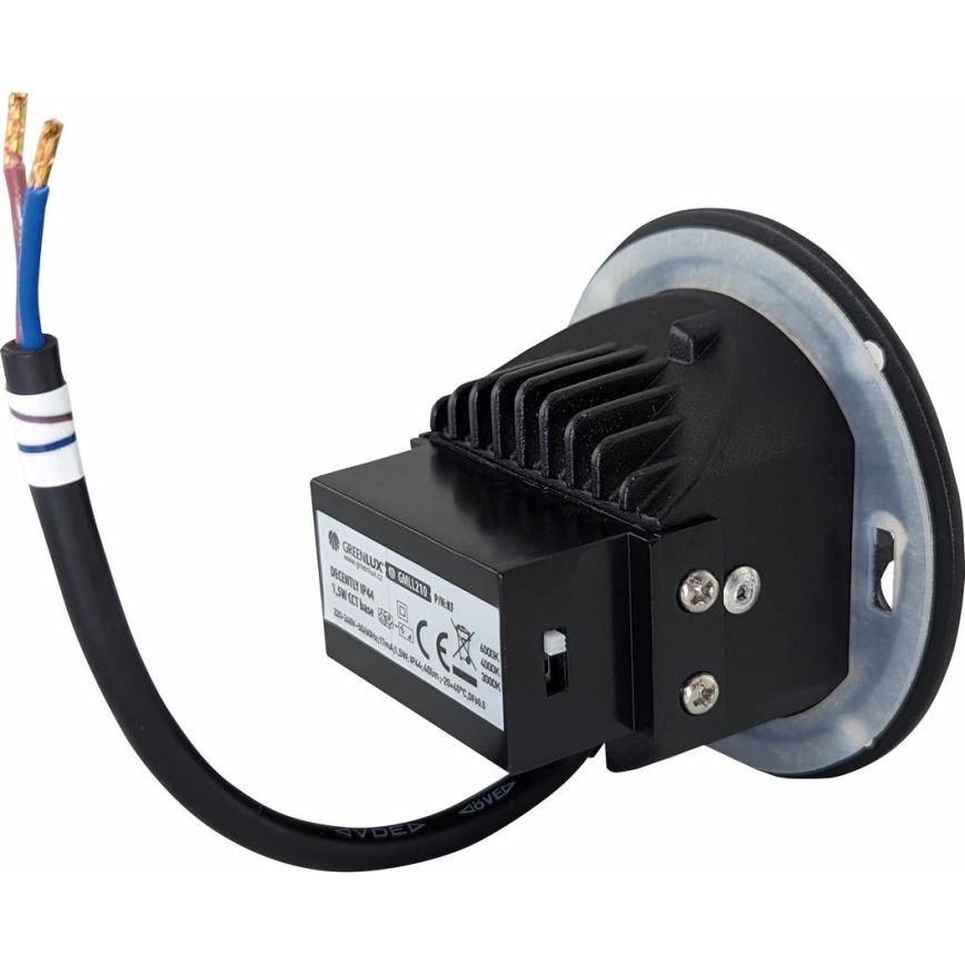 LED spoljašnje svetlo za stepenište DECENTLY LED/1,5W/230V 3000/4000/6000K IP44 bela