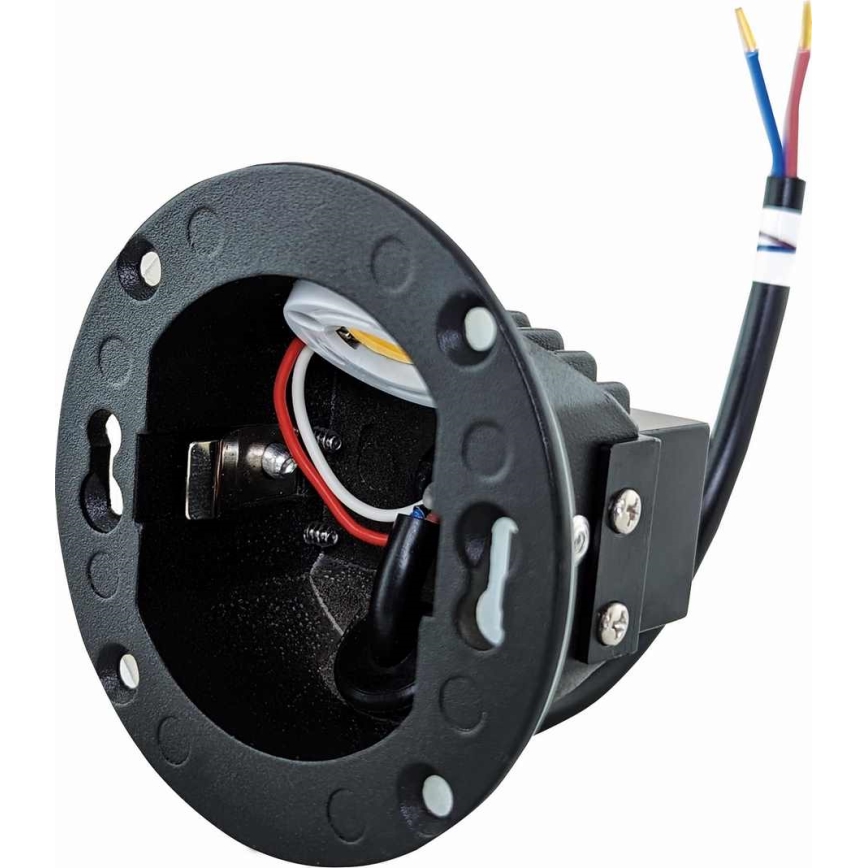 LED spoljašnje stepenišno svetlo DECENTLY LED/1,5W/230V 3000/4000/6000K IP44 crno