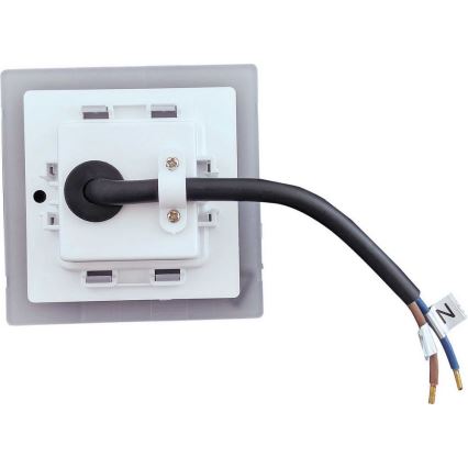 LED spoljašnja svetiljka za stepenište LED/1,7W/230V 2700K IP44 sjajni hrom