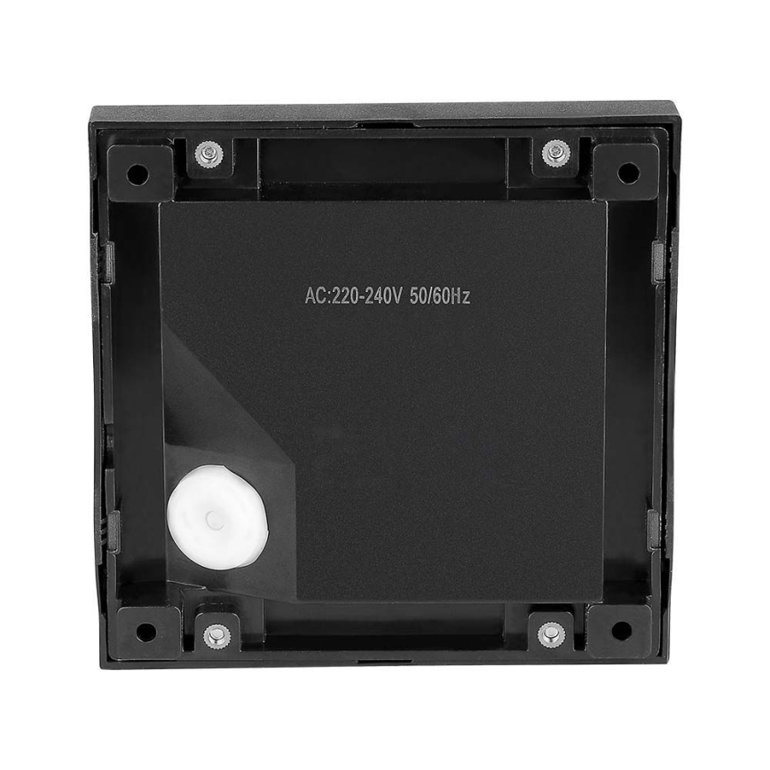 LED spoljašnje svetlo za stepenište LED/2W/230V IP65 4000K crno