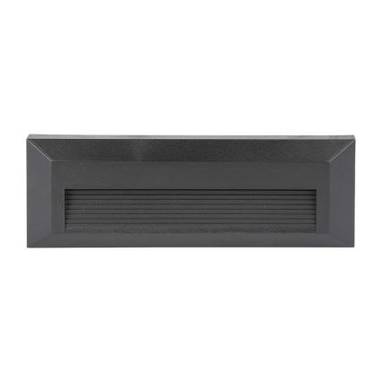 LED spoljašnje svetlo za stepenište LED/3W/230V IP65 3000K crno