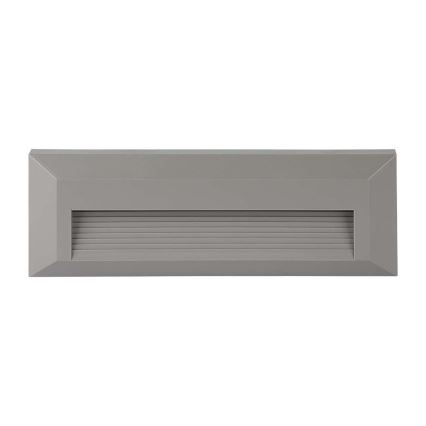 LED spoljašnje svetlo za stepenište LED/3W/230V IP65 3000K siva