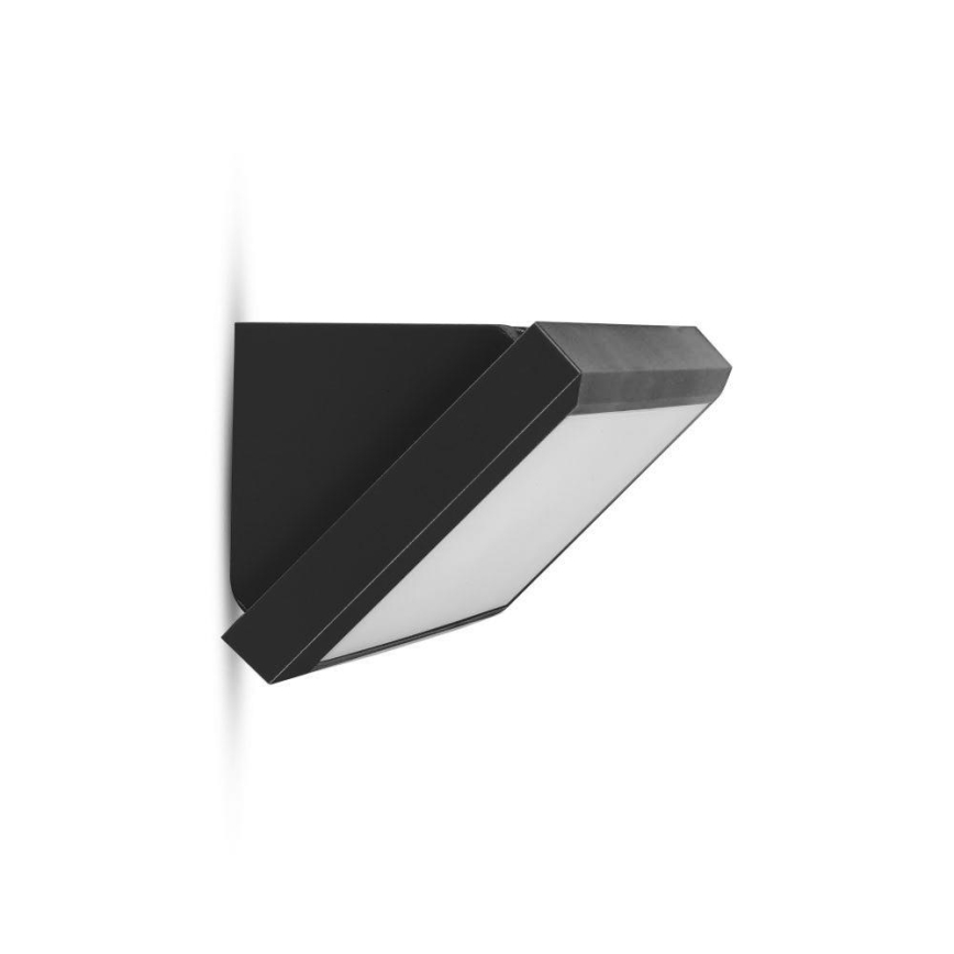 LED spoljašnje zidno svetlo 12W/230V 6400K IP65 crno