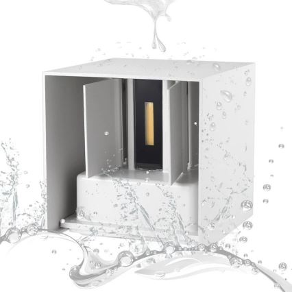 LED spoljašnje zidno svetlo 2xLED/3W/230V IP54 belo