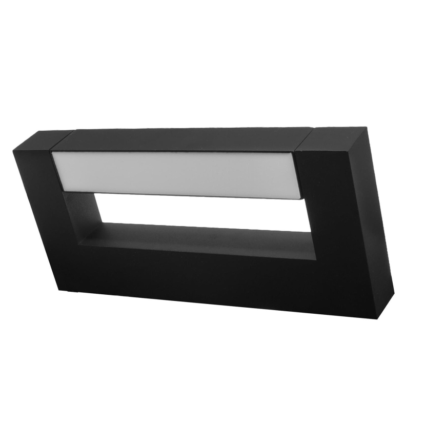 Fleksibilno LED spoljašnje zidno svetlo 2xLED/4W/230V IP54 30 cm crno