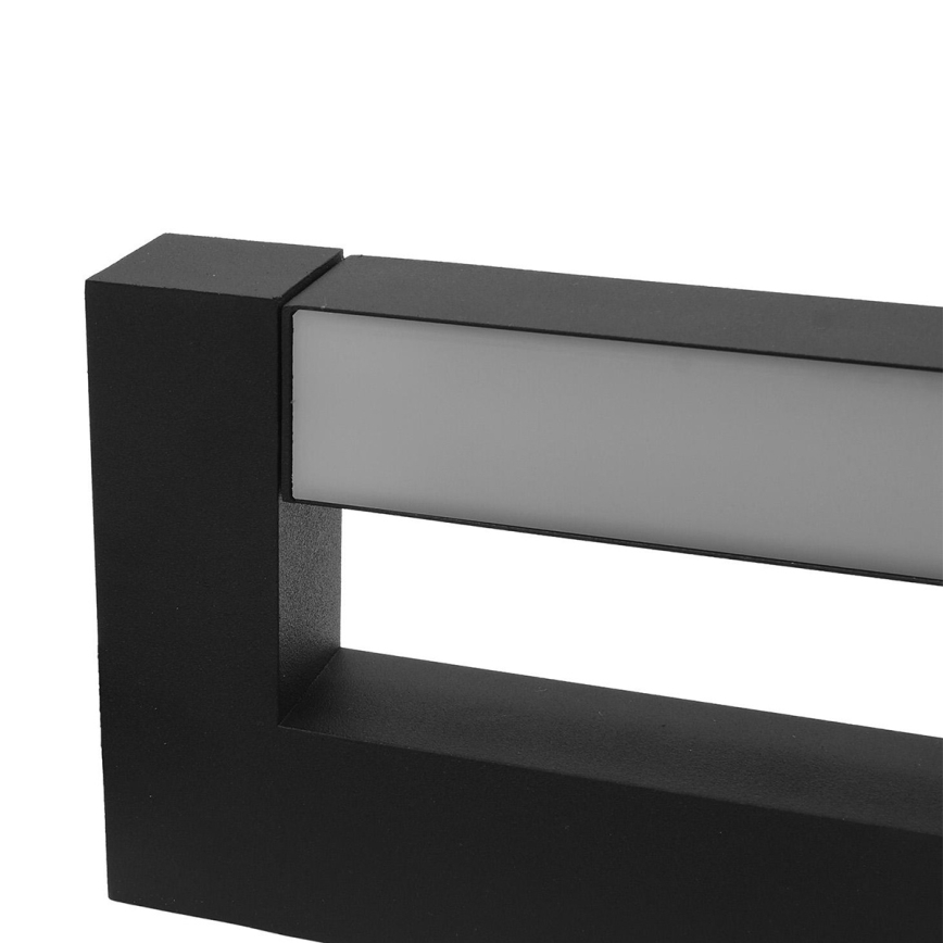 Fleksibilno LED spoljašnje zidno svetlo 2xLED/4W/230V IP54 30 cm crno