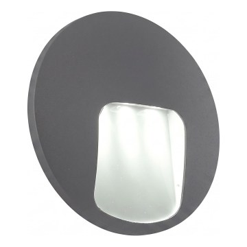 LED spoljašnje zidno svetlo DACU LED/3W/230V IP54, sivo