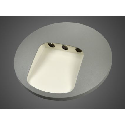 LED spoljašnje zidno svetlo DACU LED/3W/230V IP54, sivo