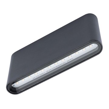 LED spoljašnje zidno svetlo FLOW 2xLED/6W/230V IP54 crno