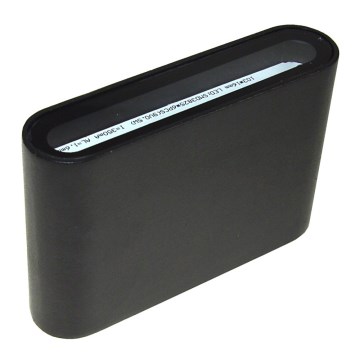 LED spoljašnje zidno svetlo FLOW LED/3W/230V IP54 crna