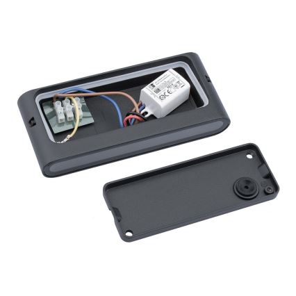 LED spoljašnje zidno svetlo FLOW LED/6W/230V IP54 crno