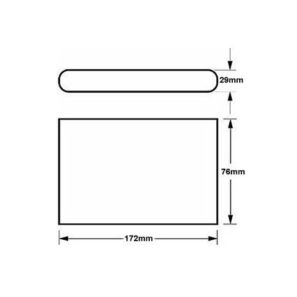 LED spoljašnje zidno svetlo FLOW LED/6W/230V IP54 crno