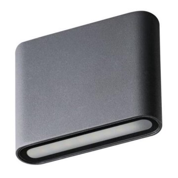 LED spoljašnje zidno svetlo GARTO LED/8W/230V grafit