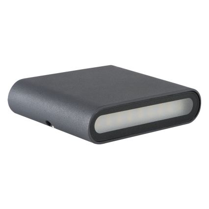 LED spoljašnje zidno svetlo GARTO LED/8W/230V grafit