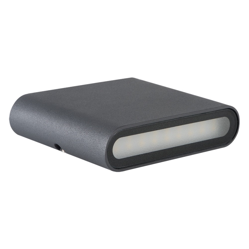 LED spoljašnje zidno svetlo GARTO LED/8W/230V grafit
