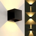 LED spoljašnje zidno svetlo KREON 2xLED/3W/230V IP54 3000K crno