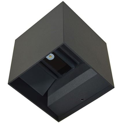 LED spoljašnje zidno svetlo KREON 2xLED/3W/230V IP54 3000K crno