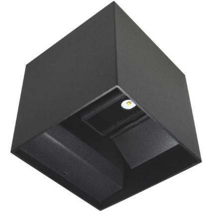 LED spoljašnje zidno svetlo KREON 2xLED/3W/230V IP54 4000K crno