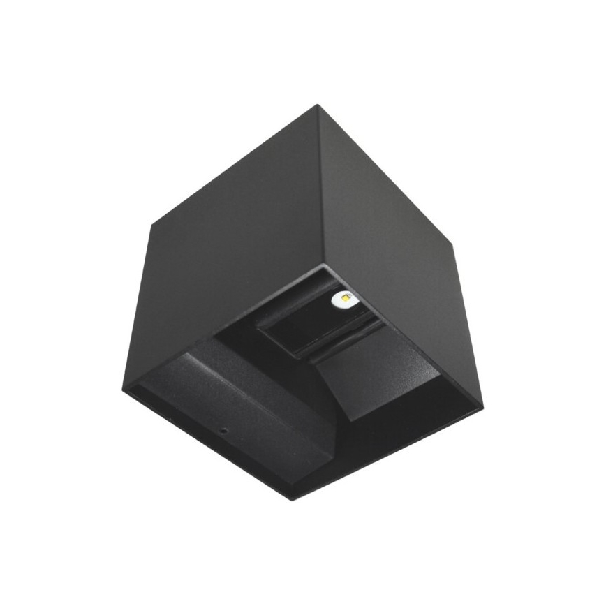 LED spoljašnje zidno svetlo KREON 2xLED/3W/230V IP54 4000K crno