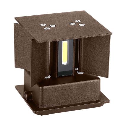 LED spoljašnje zidno svetlo LED/11W/230V 3000K IP65 braon