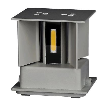 LED spoljašnje zidno svetlo LED/11W/230V 3000K IP65 sivo