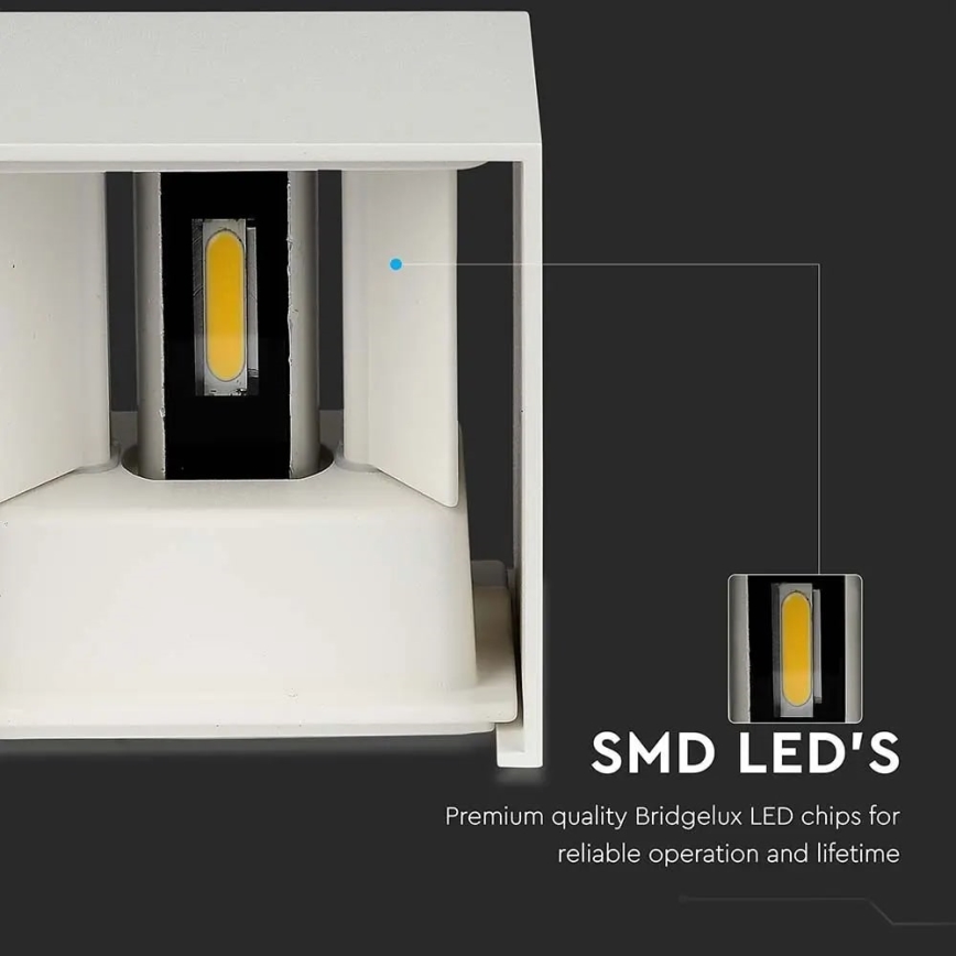 LED spoljašnje zidno svetlo LED/11W/230V 4000K IP65 bela