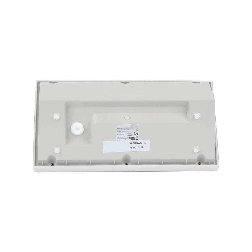 LED spoljašnje zidno svetlo LED/12W/230V 3000K IP65 bela