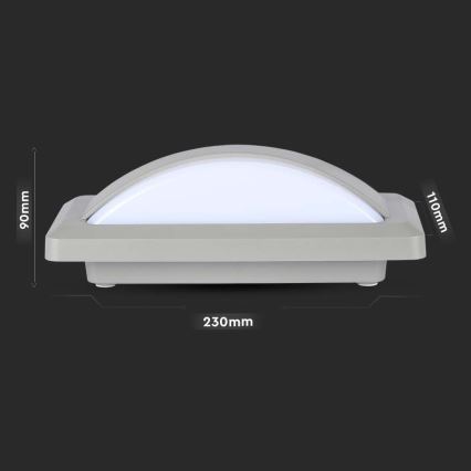 LED spoljašnje zidno svetlo LED/12W/230V 3000K IP65