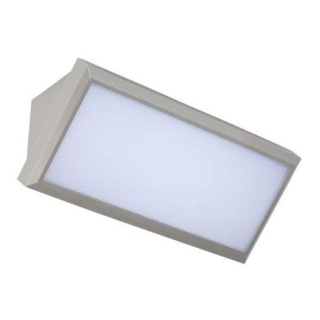 LED spoljašnje zidno svetlo LED/12W/230V 4000K IP65 sivo