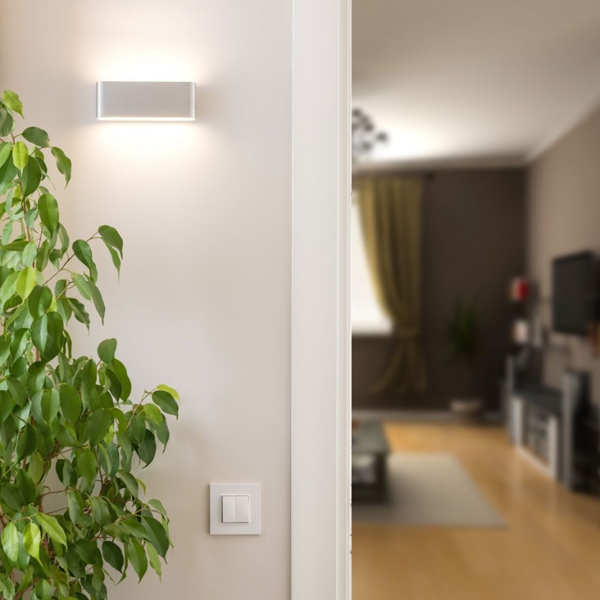 LED spoljašnje zidno svetlo LED/12W/230V 6400K IP65