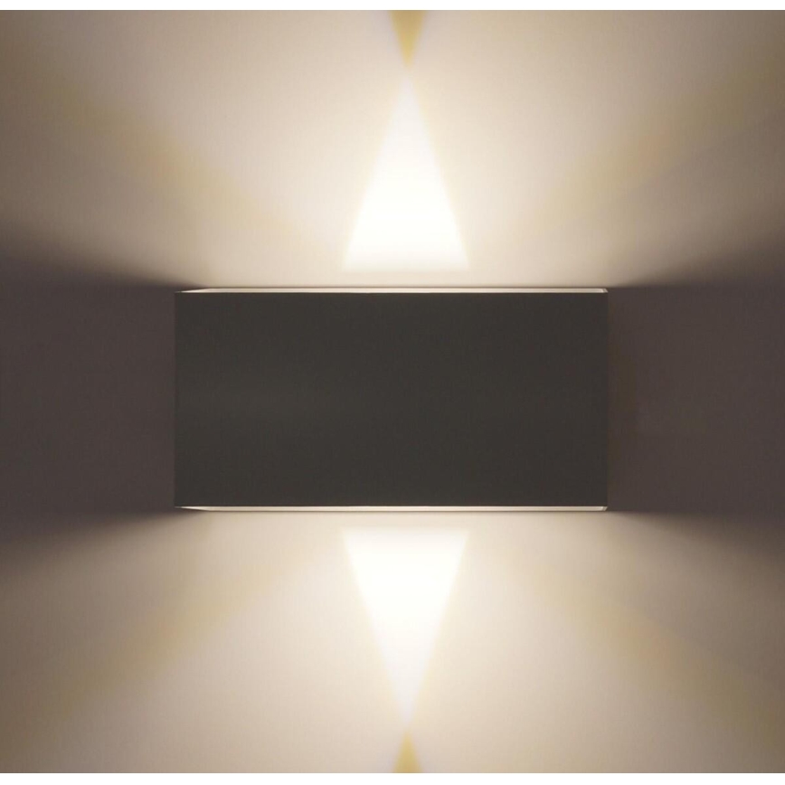 LED Spoljašnje zidno svetlo LED/12W/230V IP54 belo