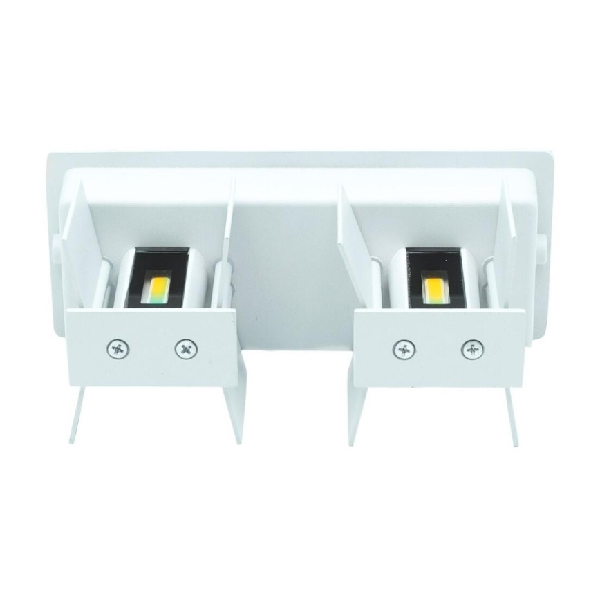 LED Spoljašnje zidno svetlo LED/12W/230V IP54 belo