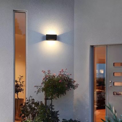 LED spoljašnje zidno svetlo LED/12W/230V IP54 crno
