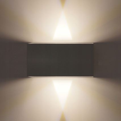 LED spoljašnje zidno svetlo LED/12W/230V IP54 crno