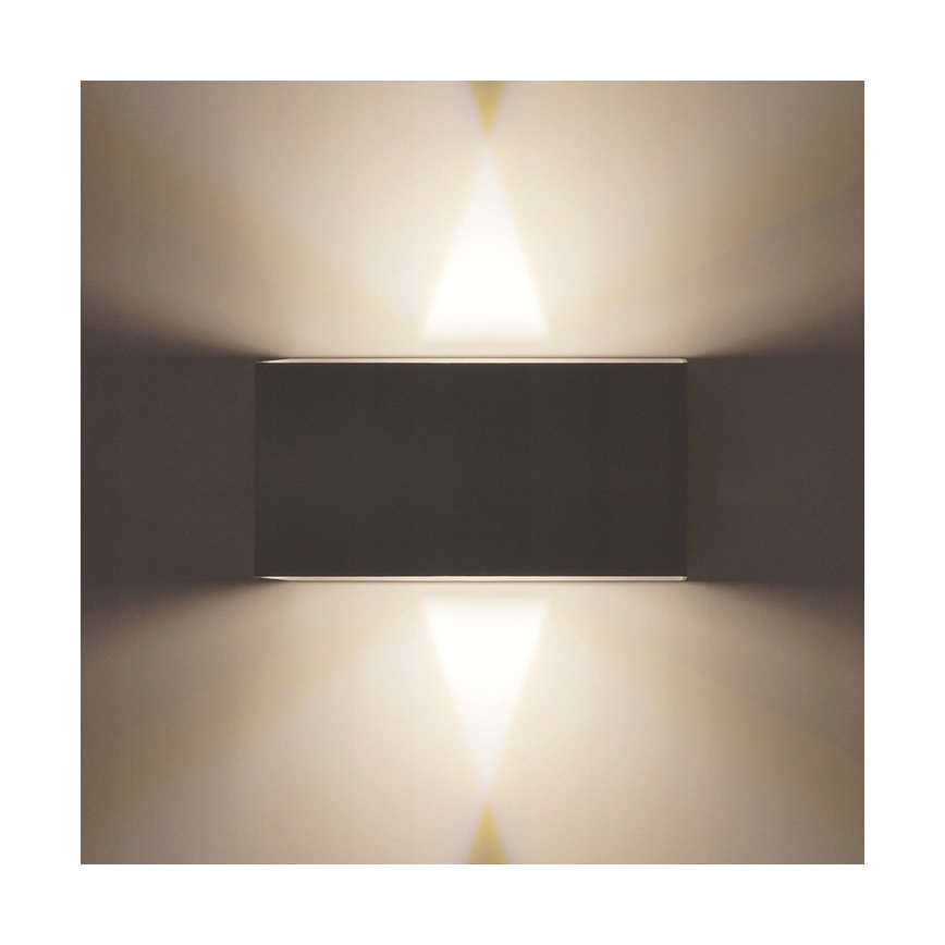 LED spoljašnje zidno svetlo LED/12W/230V IP54 crno