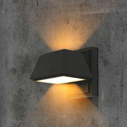 LED spoljašnje zidno svetlo LED/15W/230V IP65 4000K crno