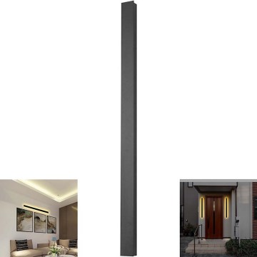 LED spoljašnje zidno svetlo LED/16W/230V 3000K IP65 101 cm antracit