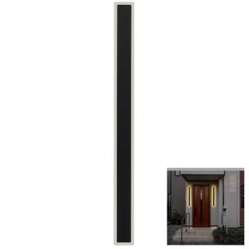 LED spoljašnje zidno svetlo LED/17W/230V 3000K IP65 crno