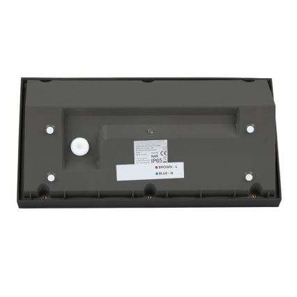 LED spoljašnje zidno svetlo LED/20W/230V 3000K IP65 crno