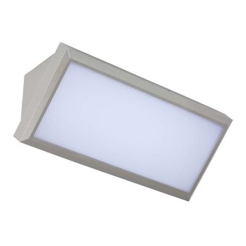 LED spoljašnje zidno svetlo LED/20W/230V 6400K IP65 sivo