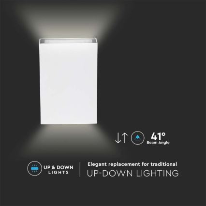 LED spoljašnje zidno svetlo LED/4W/230V 6400K IP65 belo