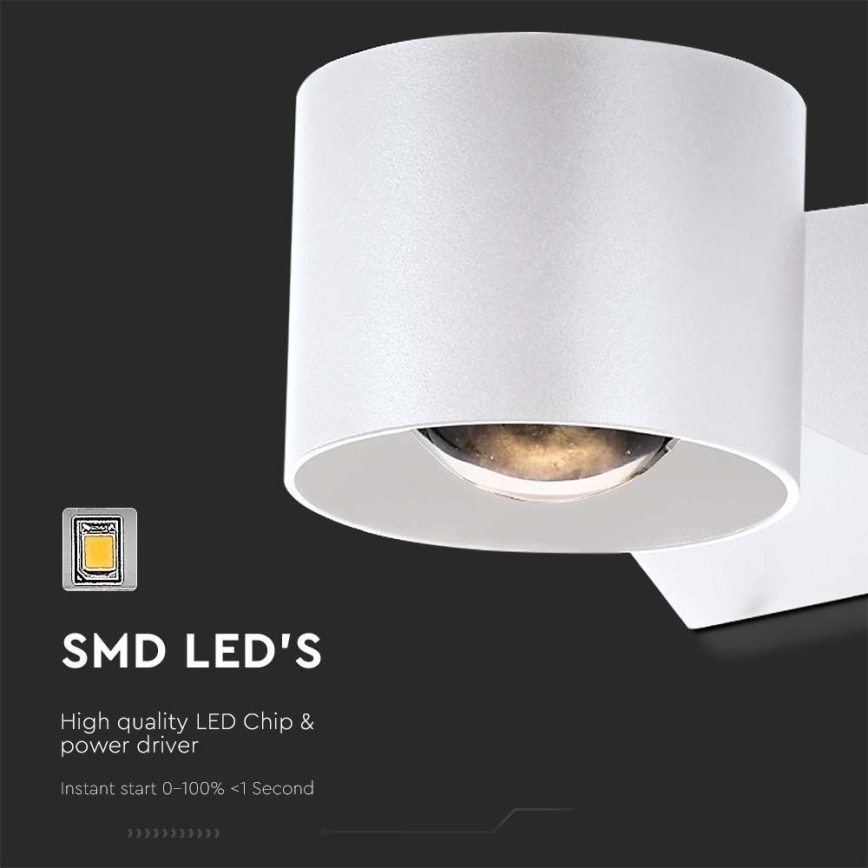 LED spoljašnje zidno svetlo LED/5W/230V 3000K IP65 belo