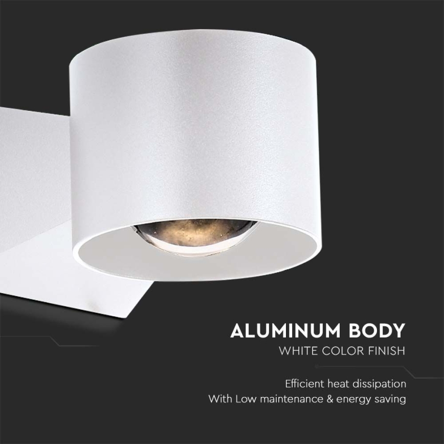 LED spoljašnje zidno svetlo LED/5W/230V 3000K IP65 belo
