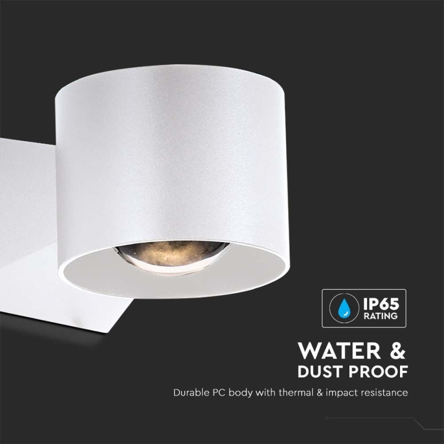LED spoljašnje zidno svetlo LED/5W/230V 3000K IP65 belo