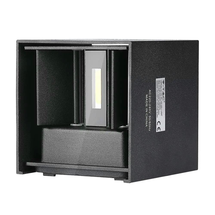 LED spoljašnje zidno svetlo LED/5W/230V 3000K IP65 crno