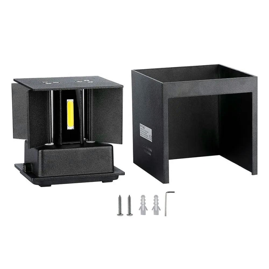 LED spoljašnje zidno svetlo LED/5W/230V 3000K IP65 crno
