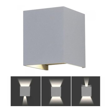LED spoljašnje zidno svetlo LED/5W/230V 3000K IP65 sivo