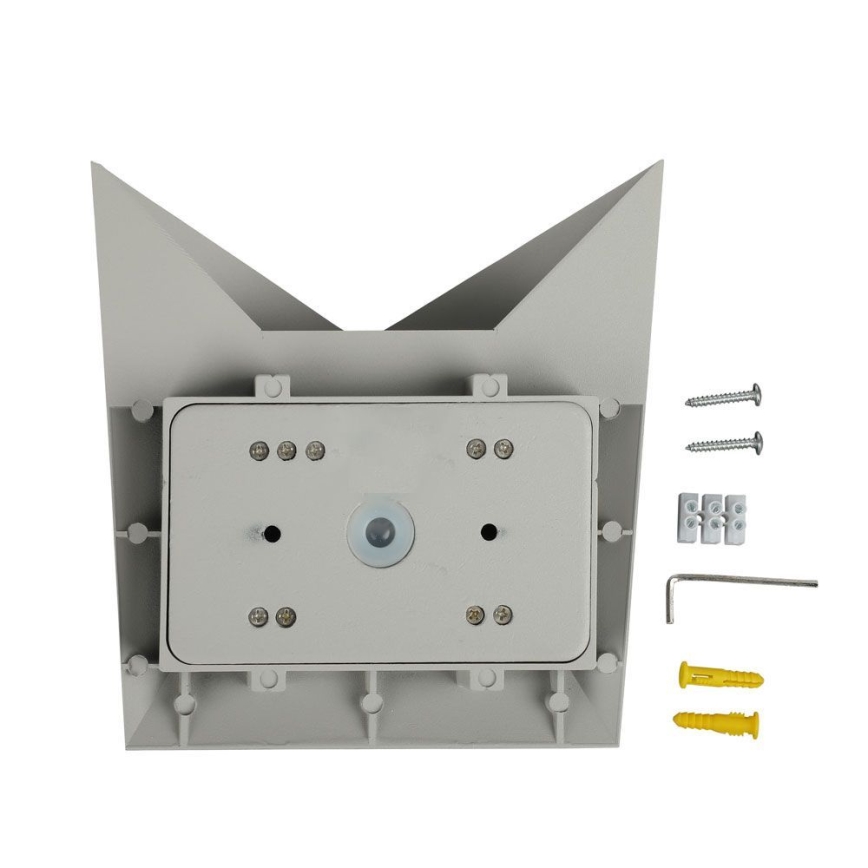 LED spoljašnje zidno svetlo LED/5W/230V 3000K IP65 sivo