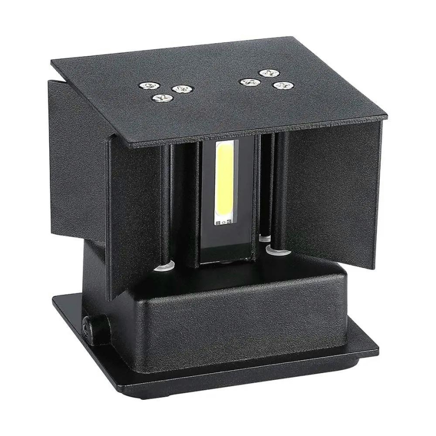 LED spoljašnje zidno svetlo LED/5W/230V 4000K IP65 crna