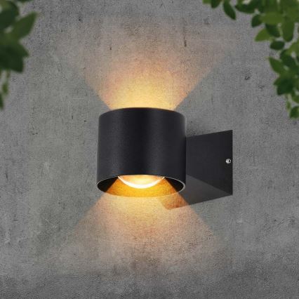 LED spoljašnje zidno svetlo LED/5W/230V 4000K IP65 crna